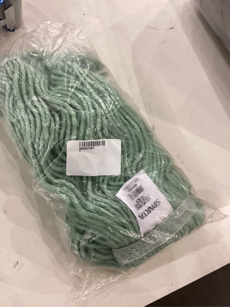 Condition photo showing Good Condition for SPARTA Flo-Pac Acrylic Mop Head, Loop-Ended, Narrow Band with 1" Green Band for Organized Cleaning, Medium, Green, (Pack of 12) Green Medium (Pack of 12)