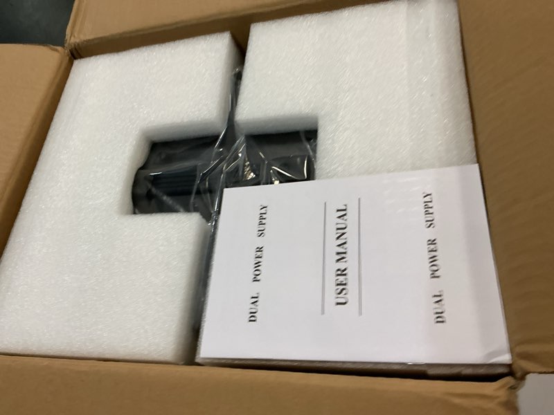 Condition photo showing New/Like New for dc power supply variable,4 channels 30v 10a 2 * 300w adjustable switching regulated dc bench power supply with 4-digits led power display 5v/2a usb/dc output black 30v 10a lw-3010-2kd
