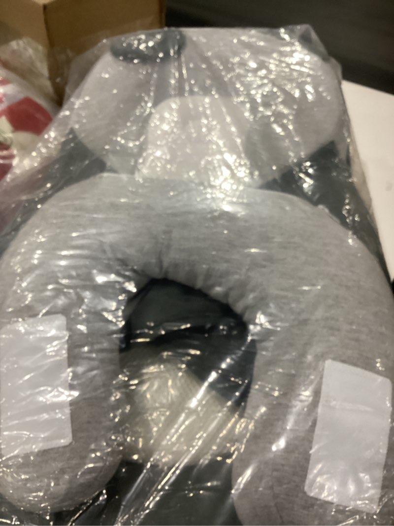 Condition photo showing New/Like New for Rootling Baby Feeding Pillow, Anti Overflow Feeding Pillow for Reducing Spit-Up, Safety Nursing Pillow, Baby Lounger Reflux Wedge Breastfeeding, Removable top and Bottom (Gray, Small) Gray Small