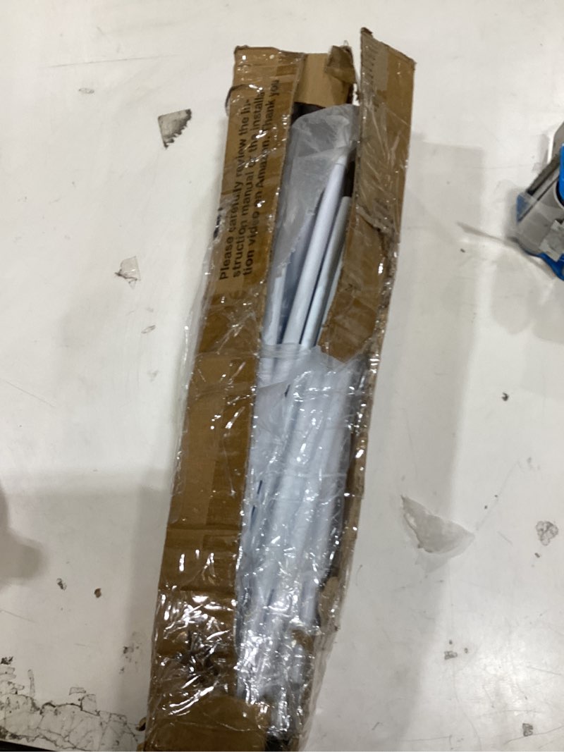 Condition photo showing Good Condition for amazon basics foldable portable laundry rack for air drying clothing, indoor outdoor use - 14.5" d x 29.5" w x 41.8" h, white