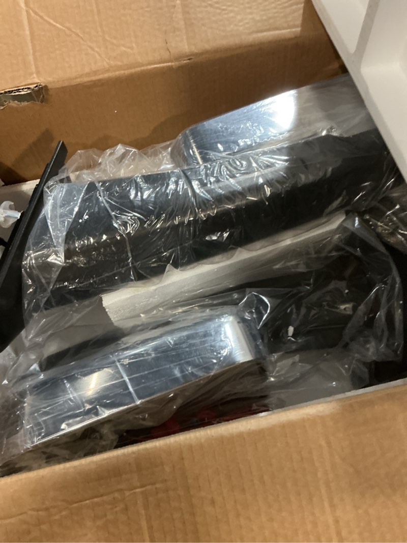 Condition photo showing New/Like New for smoked power heated tow mirrors compatible with dodge ram 1500 2002-2008, 2500 3500 2003-2009, flip up extended trailer towing side mirrors, chrome housing chrome housing smoked lens (02-08)/1500 (03-09)/2500 3500
