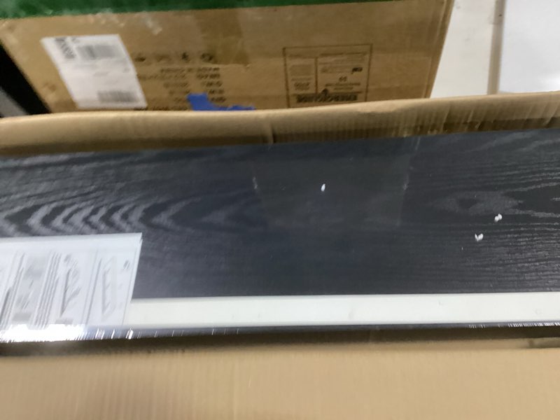 Condition photo showing New/Like New for BAYKA Floating Shelves for Wall, 36 inches Long Wall Mounted Rustic Wood Shelves for Bathroom, Bedroom, Living Room, for Book/Storage/Decor with 30lbs Capacity - Black,Set of 3 A. Black - Universal Classic Style 36inches