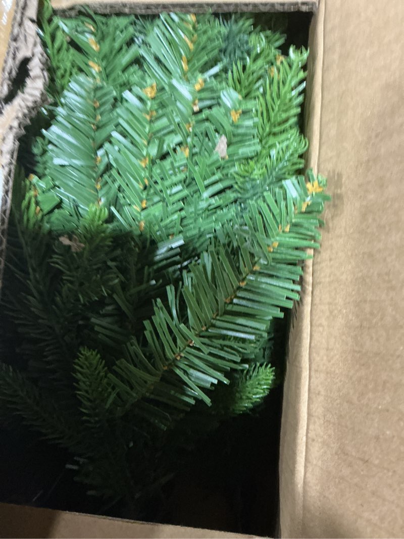 Condition photo showing Good Condition for Hiboom 4 Pcs Outdoor Christmas Trees 24'' Small Pathway Christmas Trees with Stakes Artificial Waterproof Xmas Trees Garden Decorations for Yard Front Door Entrances(24 Inch,Green) Green 24 Inch