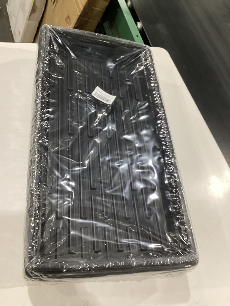 Condition photo showing New/Like New for cmood 10 pack 1020 trays heavy duty extra thick seed starting trays, plant trays for seedlings, plant germination, propagation tray, nursery trays, microgreen growing trays-no drain holes, reusable
