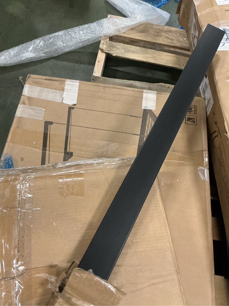 Condition photo showing Good Condition for Muzata 6'6" Black Cable Railing Handrail Rectangular Stainless Steel Handrail for Cable Railing System Top Rail Deck Stair Indoor Outdoor Length Adjustable with Paper User Guide HT10 BP4 6'6" 1×Handrail