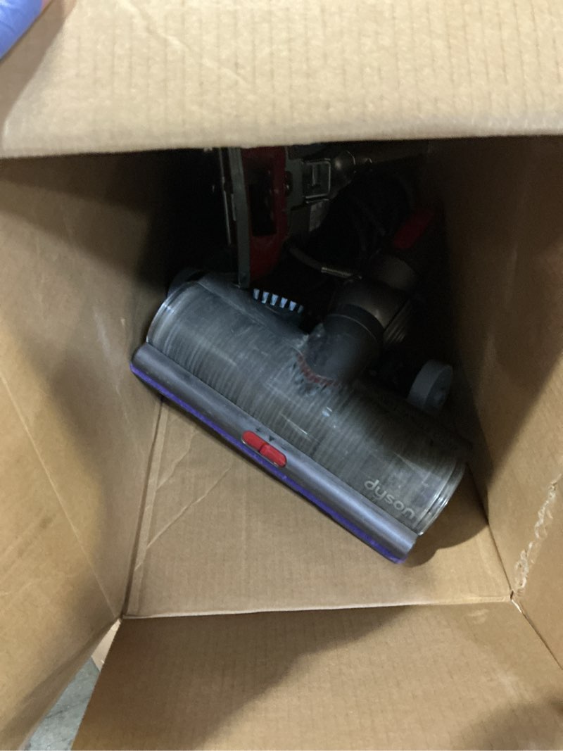 Condition photo showing As Is for Sanitaire SC679K Tradition Upright Commercial Bagged Vacuum, Red