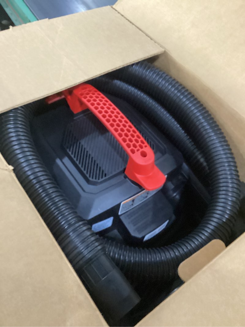 Condition photo showing As Is for Craftsman 4 gallon wet dry vac