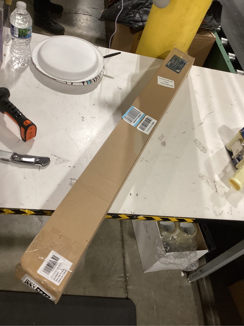 Condition photo showing New/Like New for Joydeco Cordless Zebra Blinds for Windows, Dual Layer Light Control Window Blinds with Light-Proof Aluminum Cover, Free-Stop Roller Shades for Home & Office (Grey,38" W x 75" H) Upgrade- Grey (Aluminum Cover) 38"W x 75"H