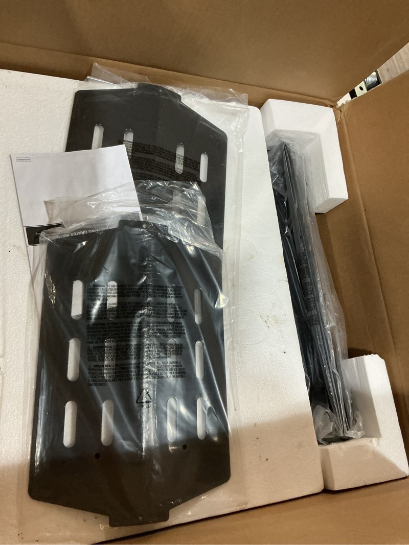Condition photo showing New/Like New for grill parts for weber genesis 300 grills with front control knob, grill grates for genesis e310 s310 e/s320 e/s330, 17.5" flavorizer bars&heat deflectors, 19.5" grill grates for weber 7524 7621 65505 cast iron 7524 7621 7622