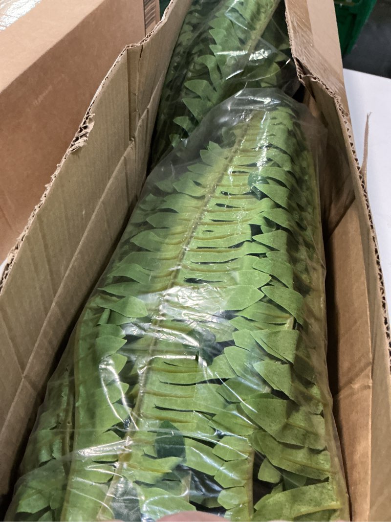 Condition photo showing Good Condition for 45" fake ferns, realistic large artificial bush plants, 2 artificial boston ferns with 59 fronds for outdoors planter indoor home garden porch decor green