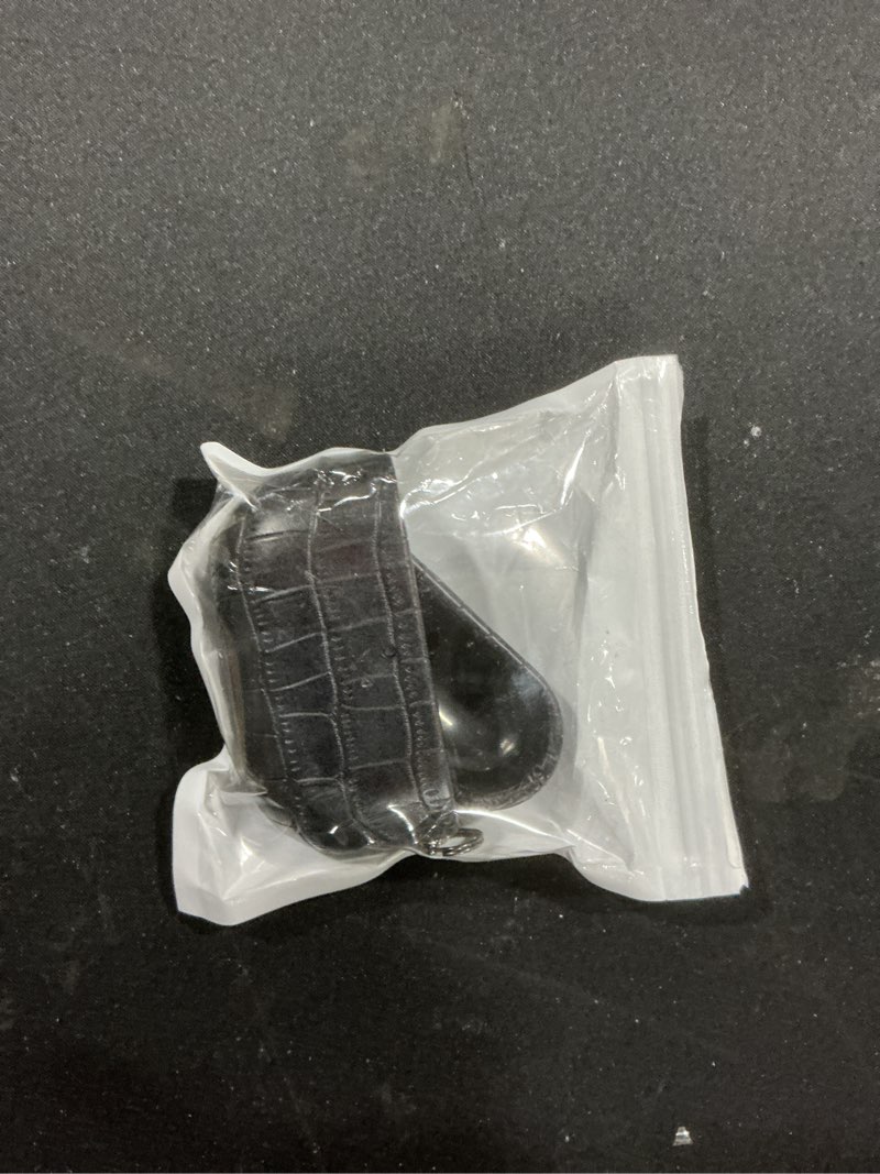 Condition photo showing Good Condition for Crocodile Leather Case for AirPods Pro 3rd Gen 2025 - Vintage Aesthetic, MagSafe Compatible, Front LED Visible for AirPods Pro 3 Generation Protective Cover(Black-03) Compatible with Airpods Pro 3(Model A2700/A2931??) Black-03