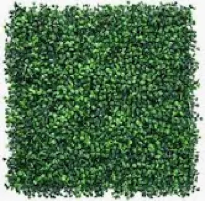  LHY 12 Pcs 20"x20" Artificial Boxwood Panels UV Stable Faux