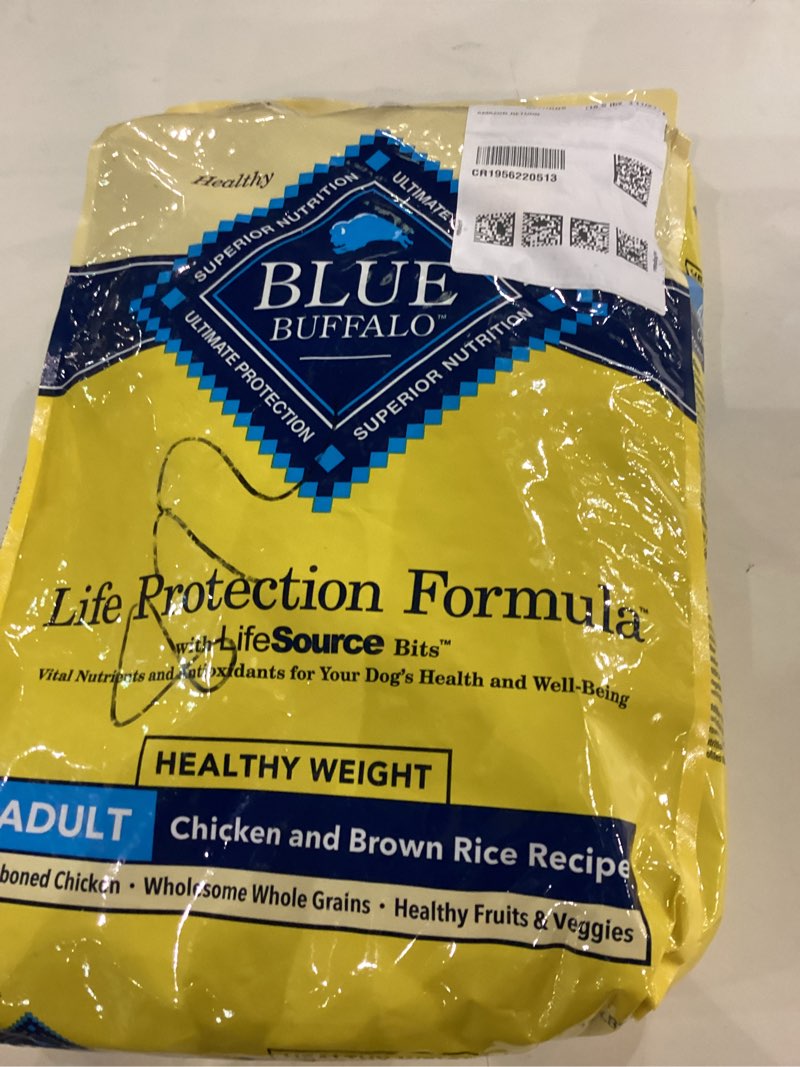 Condition photo showing Good Condition for Blue Buffalo Life Protection Formula Natural Adult Healthy Weight Dry Dog Food, Chicken and Brown Rice 15-lb Healthy Weight Chicken & Brown Rice 15 Pound (Pack of 1)