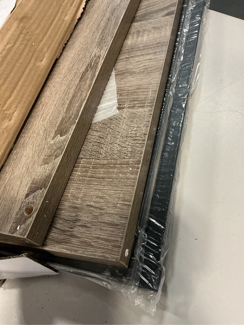 Condition photo showing Good Condition for ClosetMaid 1314 2-Tier Square Wood Side Table with Storage Shelf, Gray