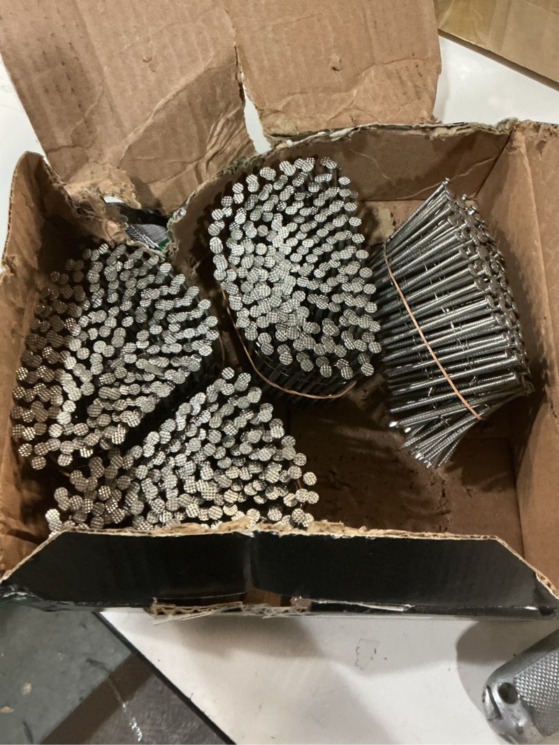 Condition photo showing Good Condition for Metabo HPT Siding Nails, 2-1/4" x .090, Stainless Steel, Wire Coil, RG, 304, 900 Count (13352HPT)