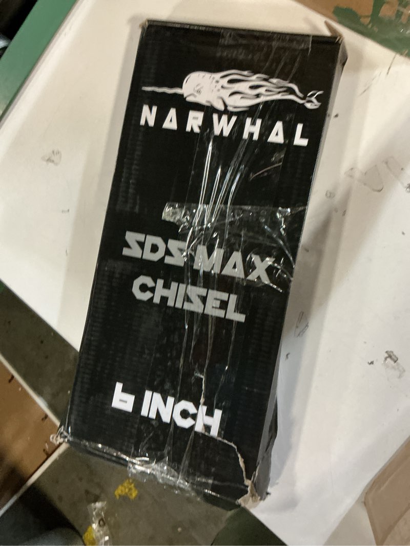 Condition photo showing New/Like New for Narwhal SDS Max Chisel Bit (6" Wide x 14" Long - Industrial Grade) Tile Grout Thinset Removal Tool - Compatible with All SDS Max Rotary Hammers (2025 Version)