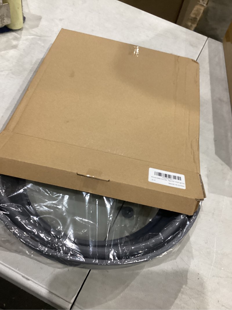 Condition photo showing Good Condition for microwave splatter cover glass splatter guard lid with collapsible silicone for food pot plate cover 11.8 inch light grey