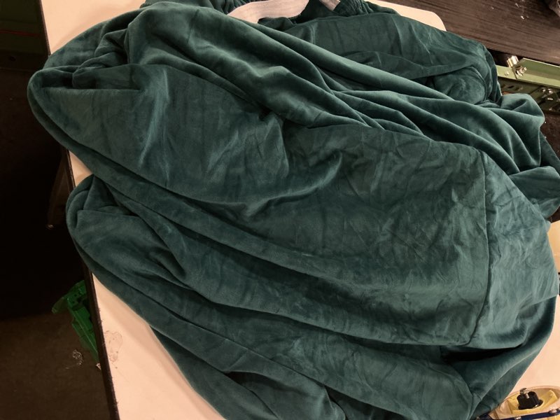 Condition photo showing As Is for shanna sofa covers elastic velvet sofa covers (no seat cushion covers), armchair / two-seater sofa / (dark green, sofa cover)