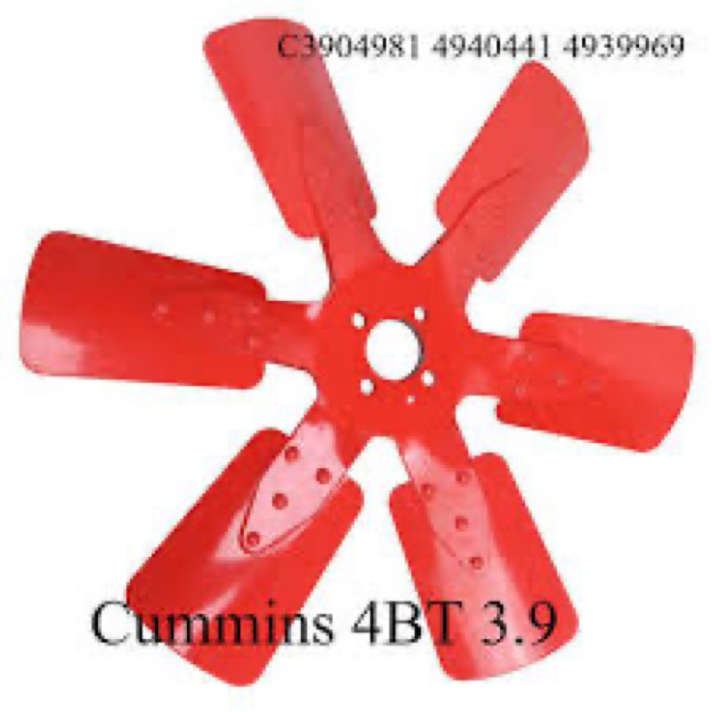 HOLDWELL Cooling Fan C3904981 4940441 4939969 Compatible with Cummins Engine 4BT 3.9