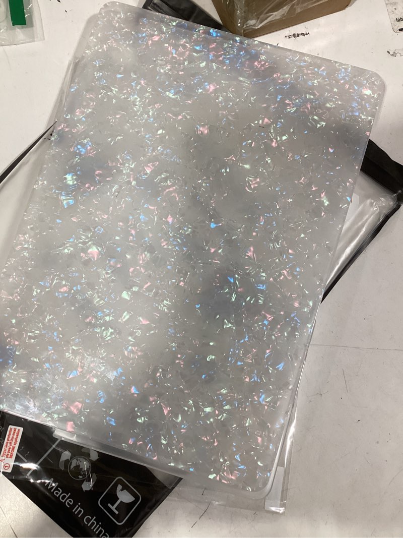 Condition photo showing Good Condition for B BELK Compatible with MacBook Air 13 inch Case 2026 2025 2024 2023 2022 M4 M3 M2 A3240 A3113 A2681, Plastic Hard Shell + Keyboard Cover + Screen Protector for MacBook Air 13.6 inch Case, Shiny Pearl