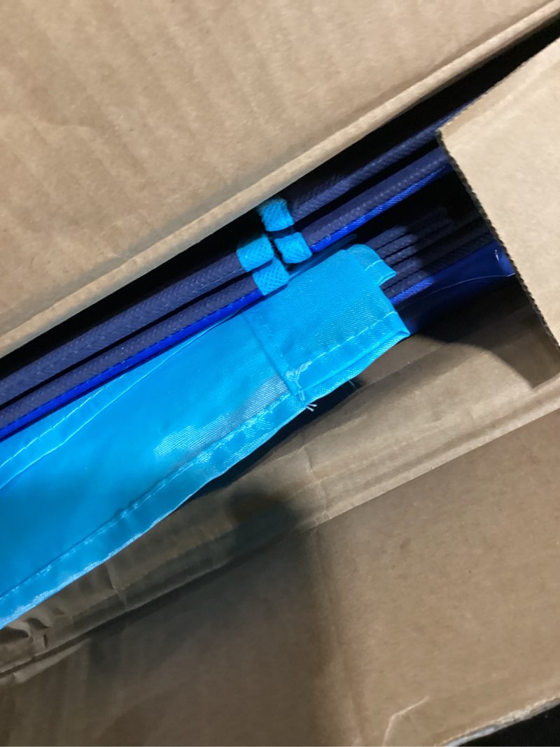 Condition photo showing Good Condition for Delta Children Design and Store 6 Bin Toy Organizer, Grey/Blue Grey/Blue Organizer