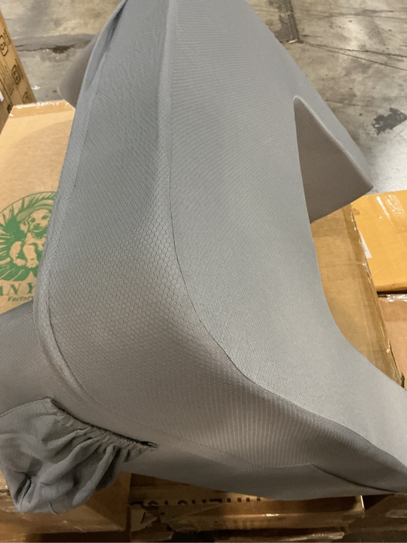 Condition photo showing As Is for optixcell reading pillow for gaming with ergonomic arm rests, wooden lap desk for laptop, support pillow with side pockets for reading, writing, working, gaming on bed, couch or floor (gray, large)