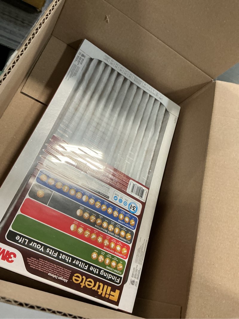 Condition photo showing Good Condition for filtrete 12x20x1 air filter, merv 11, mpr 1000, allergens & pet dander, 3-month ac and furnace filters, cleaner air, reliable airflow, 2 hvac filters (actual size 11.68 x 19.68 x 0.81 in)
