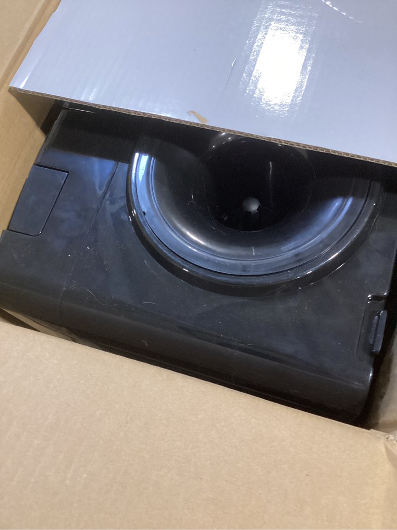 Condition photo showing As Is for frigidaire efwc498 - top loading cooler dispenser -hot & cold water - child safety lock - innovative slim & sleek design, holds 3 or 5 gallon bottles - black