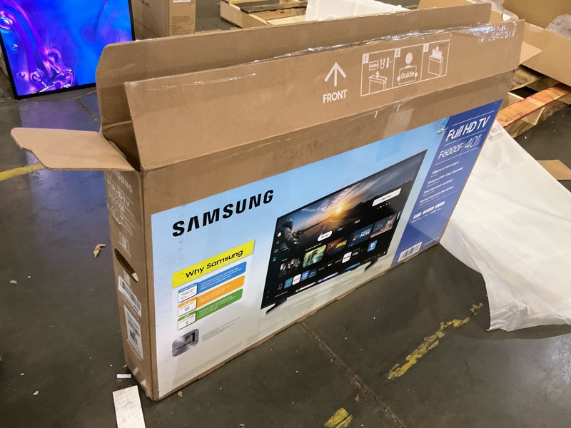 Condition photo showing Working Condition Verified for SAMSUNG 40-Inch Class Full HD F6000 Smart TV (2025 Model) HDR, Object Tracking Sound Lite, Knox Security, One UI Tizen, Smart TV