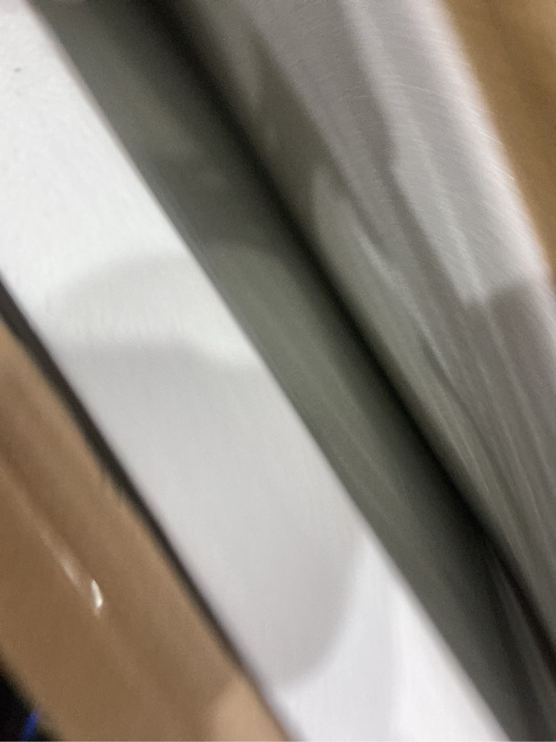 Condition photo showing As Is for 40x38 led bathroom mirror, backlit & front lit lighted mirror | anti-fog vanity mirror with lights, 3 color dimmable, memory, hd tempered glass, cri95, ip54, ul listed, horizontal/vertical backlit+frontlit 40"l x 38"w