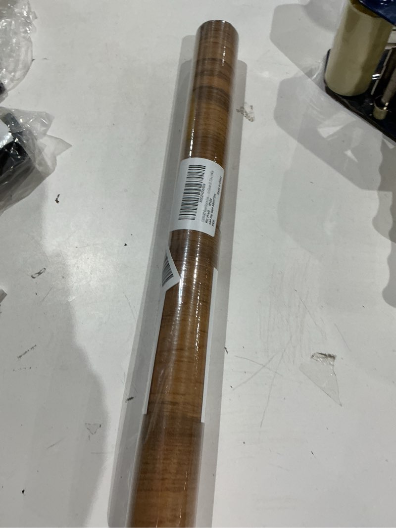 Condition photo showing Good Condition for cosnight wood grain contact paper peel and stick wallpaper self adhesive wall paper for countertop drawer shelf liner cabinet easy to clean 15.7in x 118in 15.7" x 118" brown