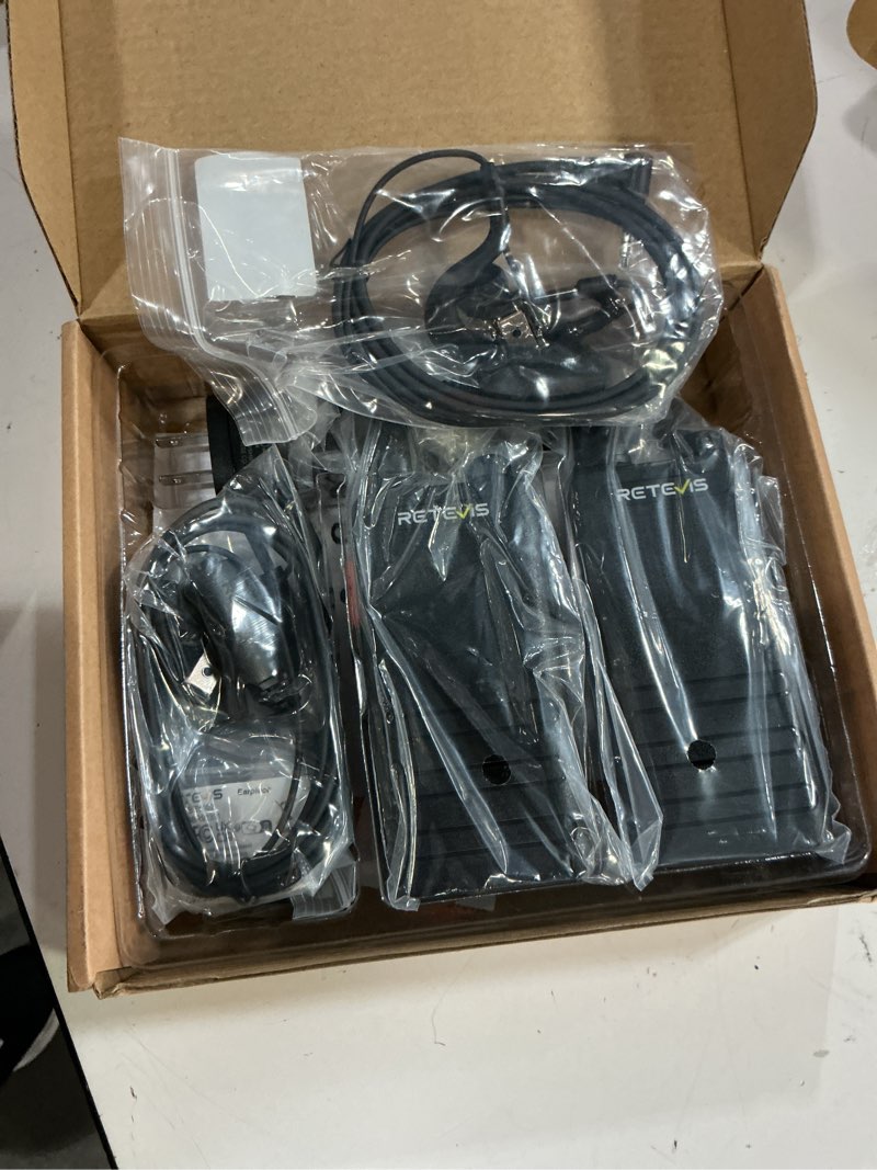Condition photo showing New/Like New for retevis rt22p walkie talkies long range, rechargeable frs two way radios with earpiece for adults, new version of rt22(2.0), 1620mah, usb-c, vox, handheld small 2 way radio for camping gift(2 pack)
