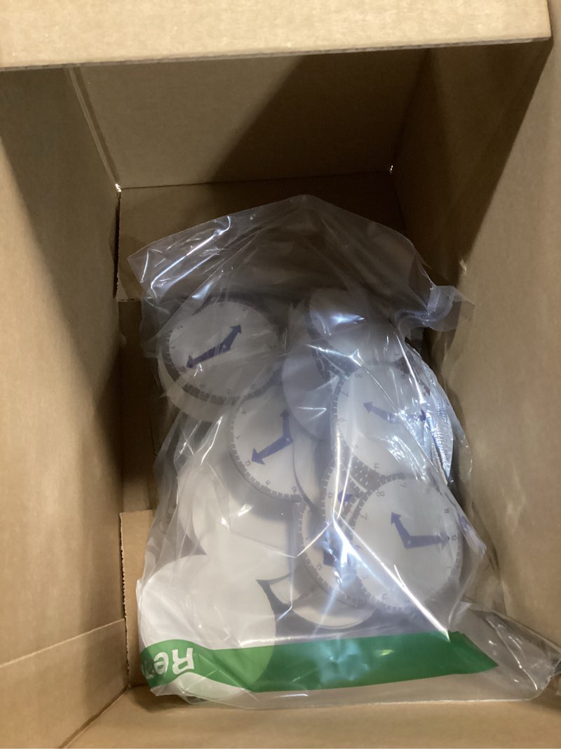 Condition photo showing Good Condition for hygloss products, inc clocks bulletin board (33632) 3" x 36" clocks