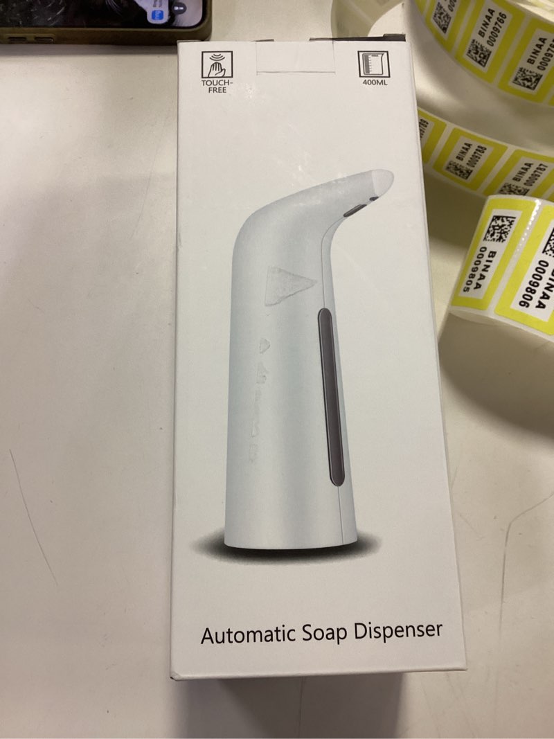 Greatmay Convenient Automatic Soap Dispenser,4 Adjustable Levels Touchless Hand Sanitizer Pump color gold 