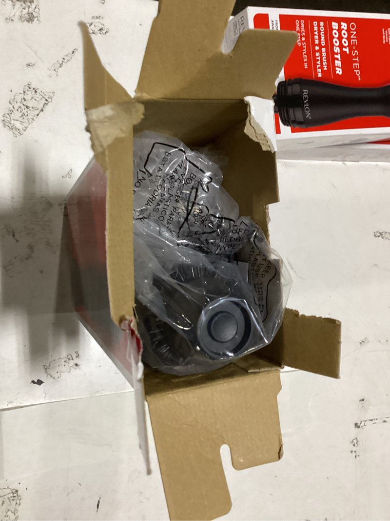 Condition photo showing New/Like New for revlon one step root booster round brush dryer and hair styler | fight frizz and add volume, appliance tool (1-1/2 in)