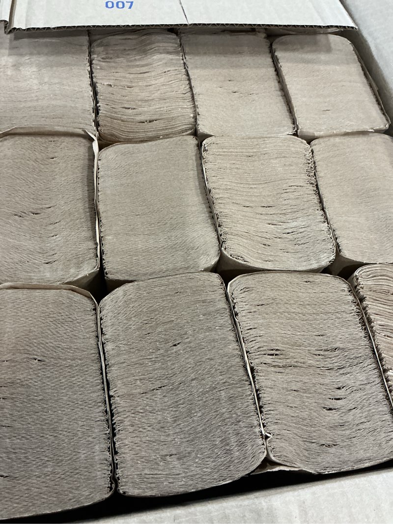 Condition photo showing New/Like New for Tork Multifold Hand Towel, Natural, 100% recycled, FSC certified, Compatible with H2 Dispensers, 16 packs x 250 sheets (MK520A) Tork H2 - Multifold Hand Towels