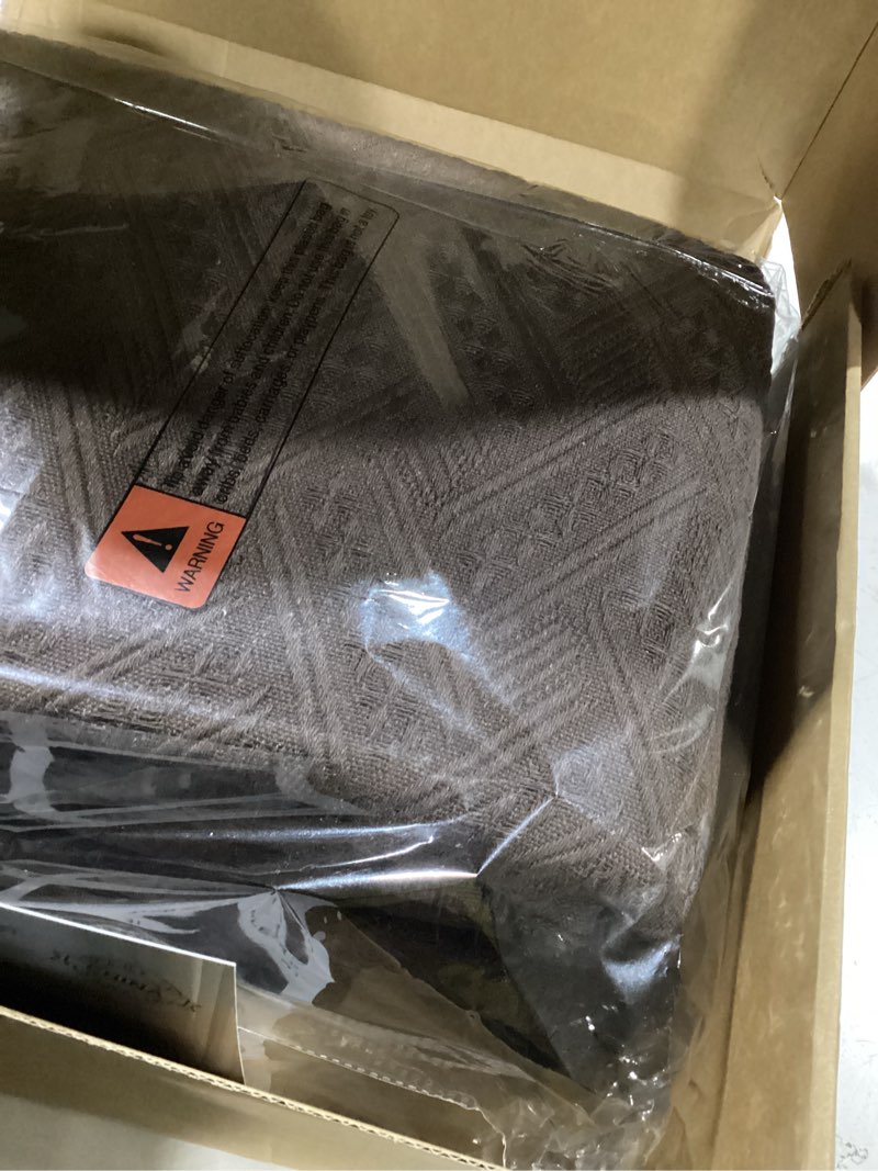 Condition photo showing New/Like New for HOMERILLA Sectional Couch Covers for Sectional Sofa L Shaped Couch Cover Blanket 2 Pieces Sofa Covers Sectional Couch Cover L Shape Furniture Protector (Chocolate, X-Large) Chocolate X-Large