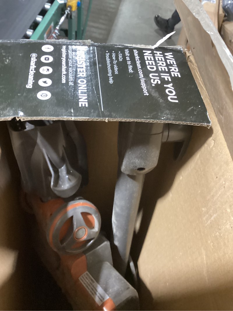 Condition photo showing As Is for Shark Rocket Ultra-Light Corded Bagless Vacuum for Carpet and Hard Floor Cleaning with Swivel Steering (HV301), Gray/Orange