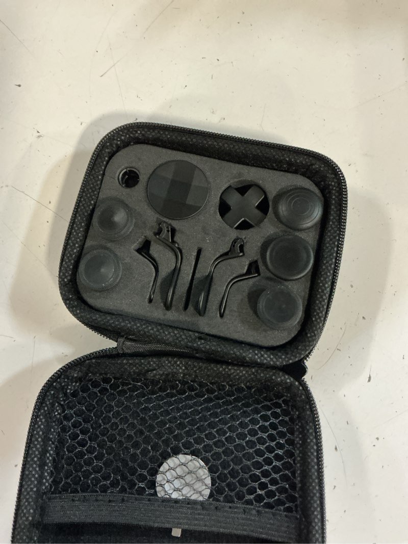 Condition photo showing New/Like New for extremerate 13 in 1 metal thumbsticks for xbox one elite series 2 controller, 6 metal joystick & adjustment tool, 2 d-pads, 4 paddles for xbox elite series 2 core controller - metallic black