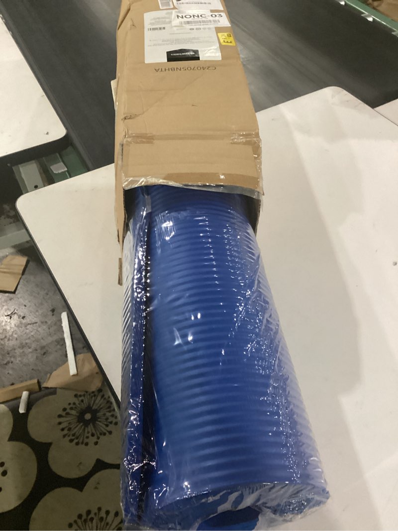 Condition photo showing Good Condition for amazon basics extra thick exercise yoga mat with carrying strap blue 1/2 inch