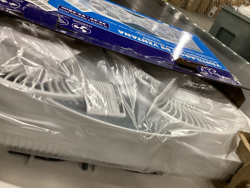 Condition photo showing Good Condition for Comfort Zone 9-Inch Smart WiFi Twin Window Fan – 3-Speed Dual Blade Fan with App & Voice Control, Reversible Exhaust, Cooling & Circulate Modes, Expandable 23.5" to 37", Bug Screen White 3-Speed w/WiFi