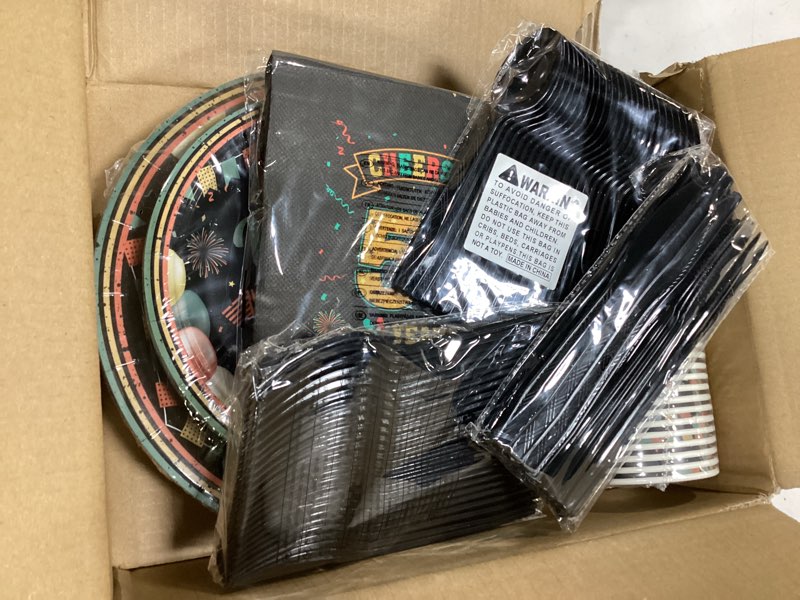 Condition photo showing Good Condition for Kochorie 175 Pieces Vintage 50th Birthday Party Supplies Cheers to 50 Years Birthday Party Table Dec