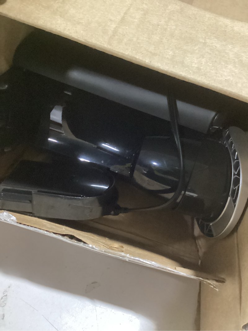 Condition photo showing As Is for keurig k-compact single-serve k-cup pod coffee maker, with 3 brew sizes, smart start feature, 36oz removable reservoir, black