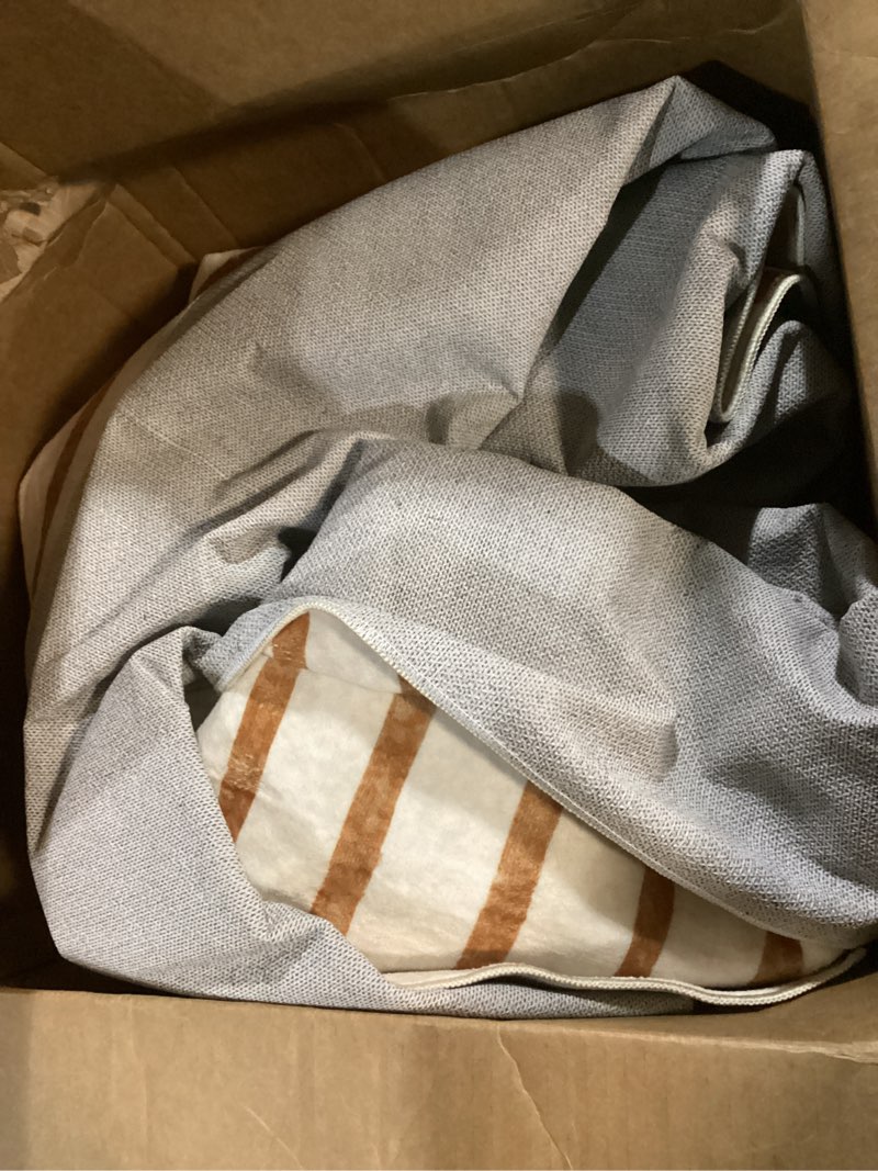 Condition photo showing As Is for Lahome Abstract 10x14 Area Rugs for Living Room Bedroom, Soft Large Washable Rugs, Ultra-Thin Non-Sl