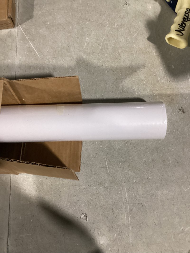 Condition photo showing Good Condition for Vanhench 48"x1500" (125') White Bulletin Board Paper, Wrapping Paper, Art Kraft Paper for Easel Painting Drawing Sketching, Chart Poster, Floor Covering, Crafts Gift Wrap, 80GSM 55LB White 48" x 125'