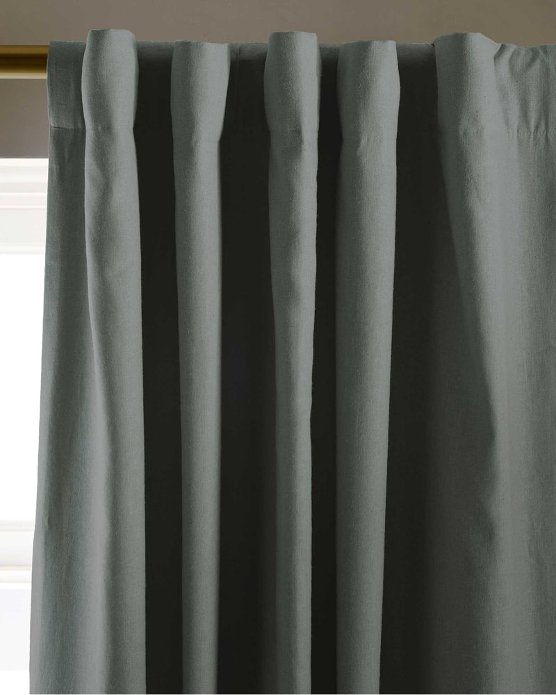 Quince European Linen True Blackout Curtain 48”x96”(1 panel)