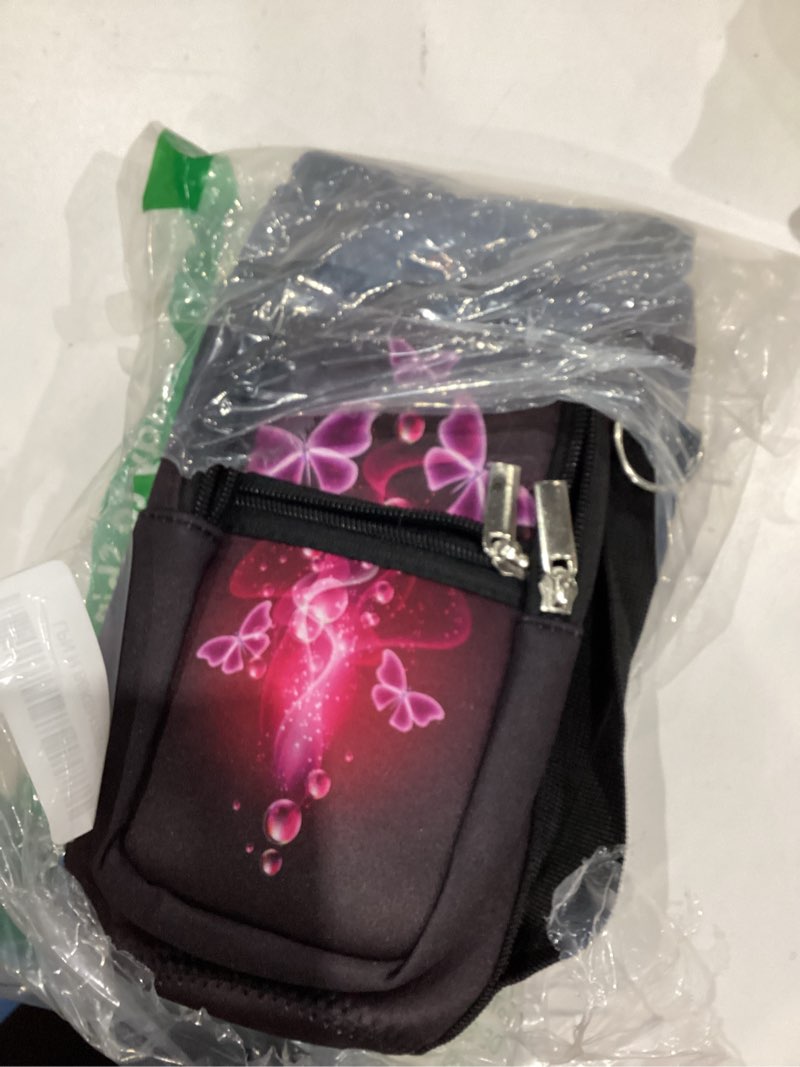 aupet water bottle sling bag sleeve holder carrier 25/32/40/64 oz,insulated crossbody water bottle case cover with strap and pockets for men/women walking hiking 40oz dark cherry brown