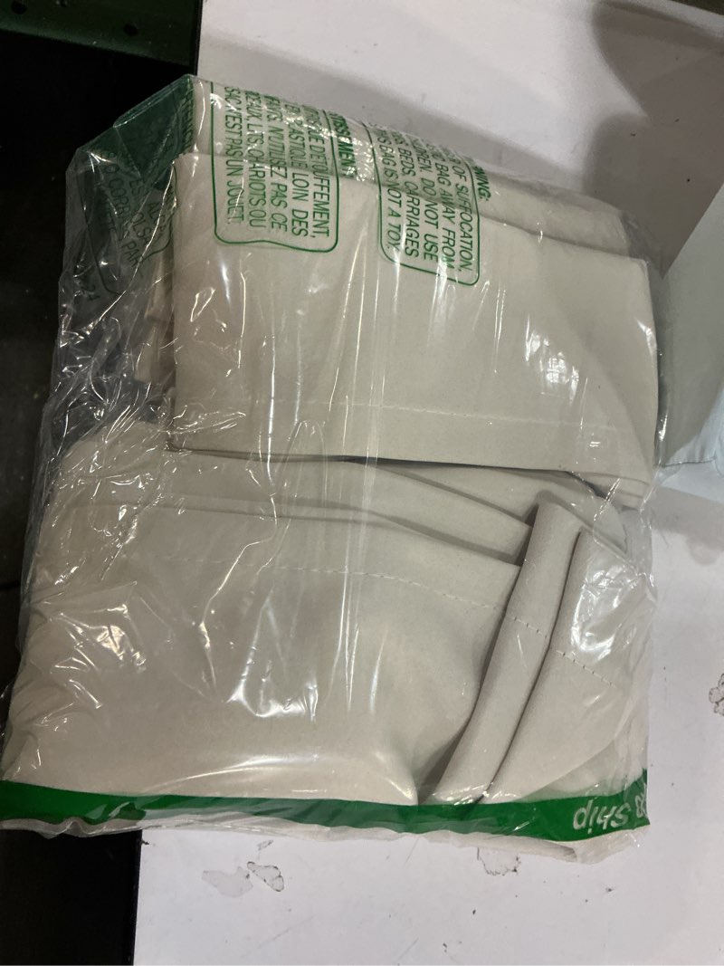 Condition photo showing Good Condition for KEQIAOSUOCAI Cream Beige Curtains 63 Inches Long, Summer Heat Thermal Insulated Pinch Pleat Viral Black Out Drapes Cute Window Drapes for Bedroom(Pinch Pleated,40"x63"x2 Panels) Cream 40"W x 63"L (Pack of 2)