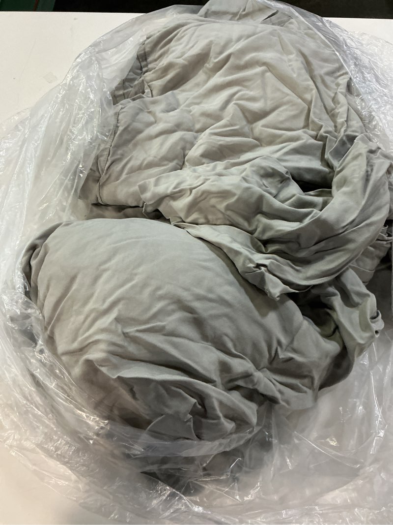 Condition photo showing Good Condition for bamboo sheet set, king, light grey