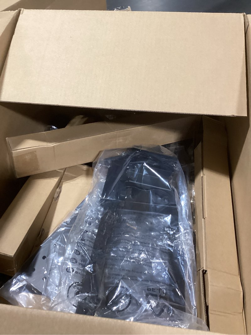 Condition photo showing As Is for Height Adjustable Rolling TV Stand for 37-86 Inch TV up to 110 Pounds, Portrait to Landscape, Heavy Duty Mobile TV Cart with Shelf Max VESA 600x400mm (Black)